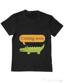 Tricou ADLER copil Coming soon Negru