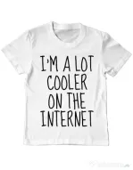 Tricou ADLER copil Cooler on the internet Alb