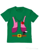 Tricou ADLER copil Cowboy suit 2 Verde mediu