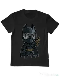 Tricou ADLER copil Darkest Night Negru