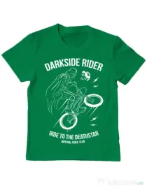 Tricou ADLER copil Darkside rider Verde mediu
