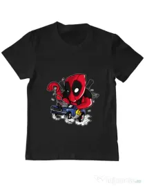 Tricou ADLER copil Deadrace Negru