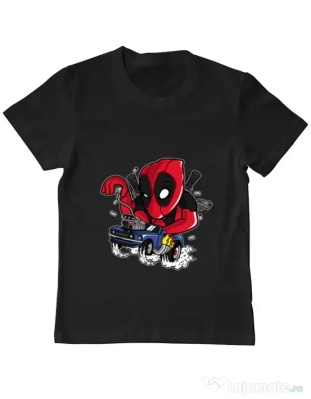 Tricou ADLER copil Deadrace Negru