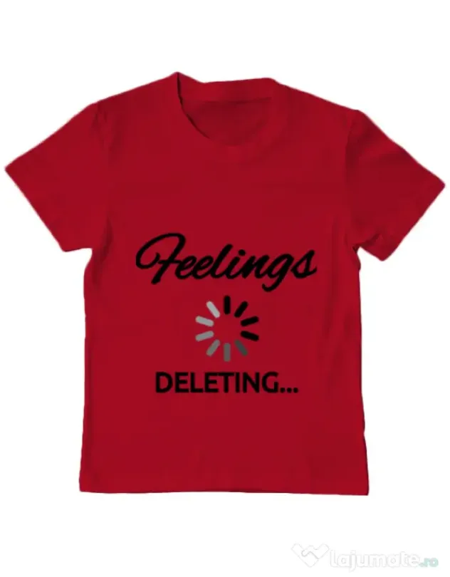 Tricou ADLER copil Deleting feelings Rosu