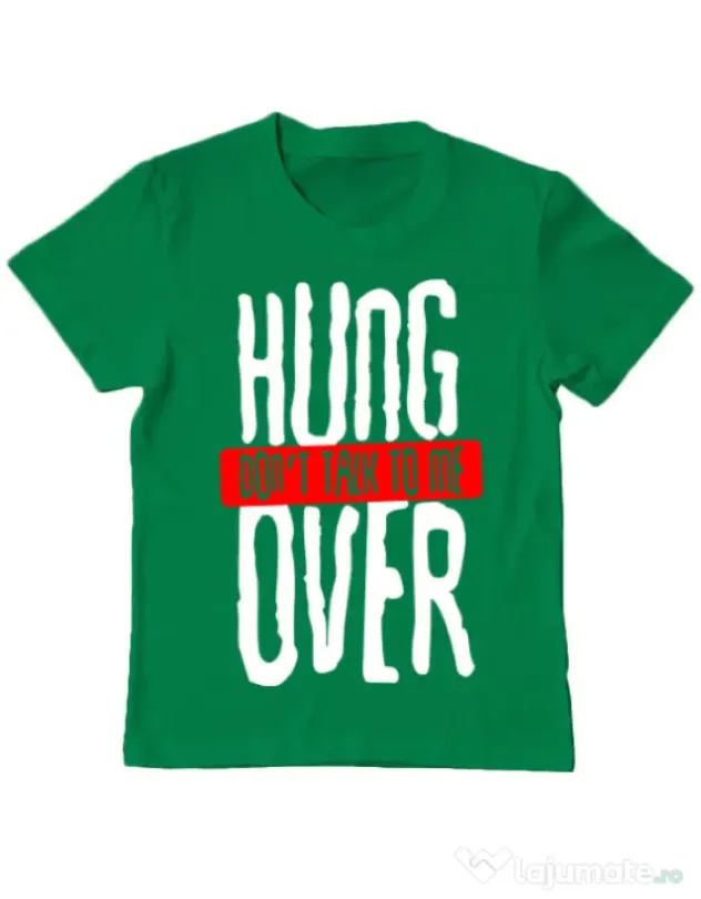 Tricou ADLER copil Don't talk to me Verde mediu