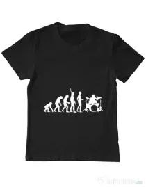 Tricou ADLER copil Drummer evolution Negru