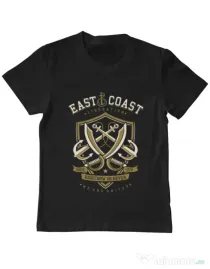Tricou ADLER copil East Coast Negru