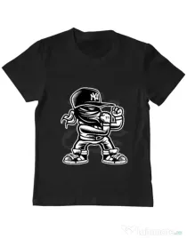 Tricou ADLER copil Fighter Negru