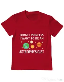 Tricou ADLER copil Forget Princess Rosu
