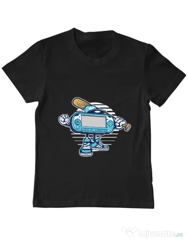Tricou ADLER copil Game On Negru