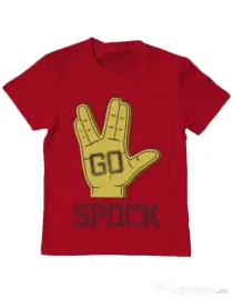 Tricou ADLER copil Go spock Rosu