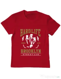 Tricou ADLER copil Hard Life Rosu