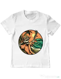 Tricou ADLER copil Have a Nice Day Alb