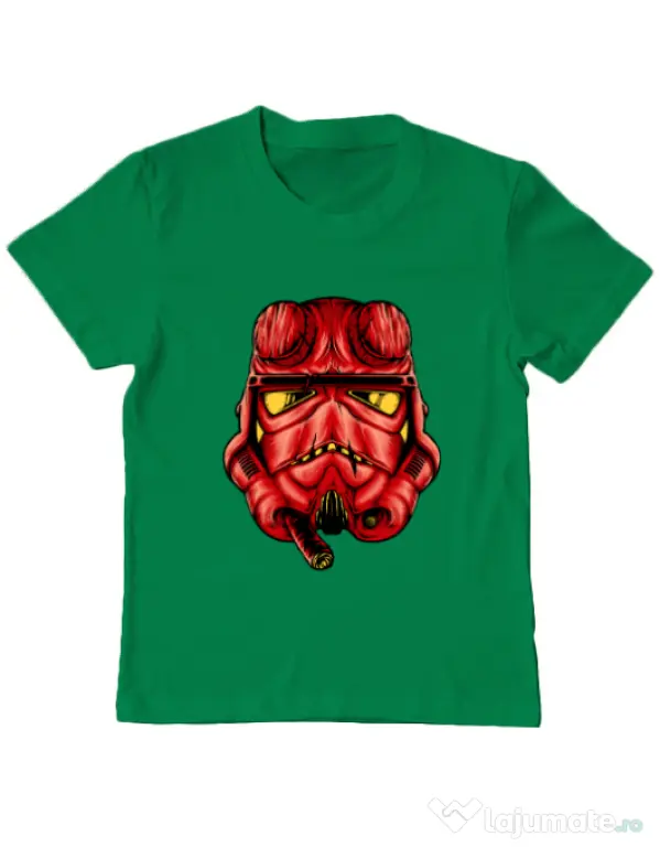 Tricou ADLER copil Helltrooperboy Verde mediu