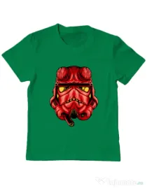 Tricou ADLER copil Helltrooperboy Verde mediu