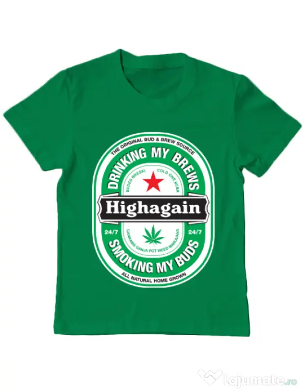Tricou ADLER copil Highagain Verde mediu