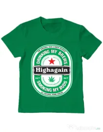 Tricou ADLER copil Highagain Verde mediu