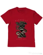 Tricou ADLER copil Hourglass Rosu