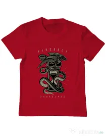 Tricou ADLER copil Hourglass Rosu