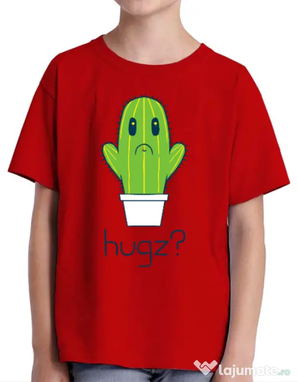 Tricou ADLER copil Hugz Rosu