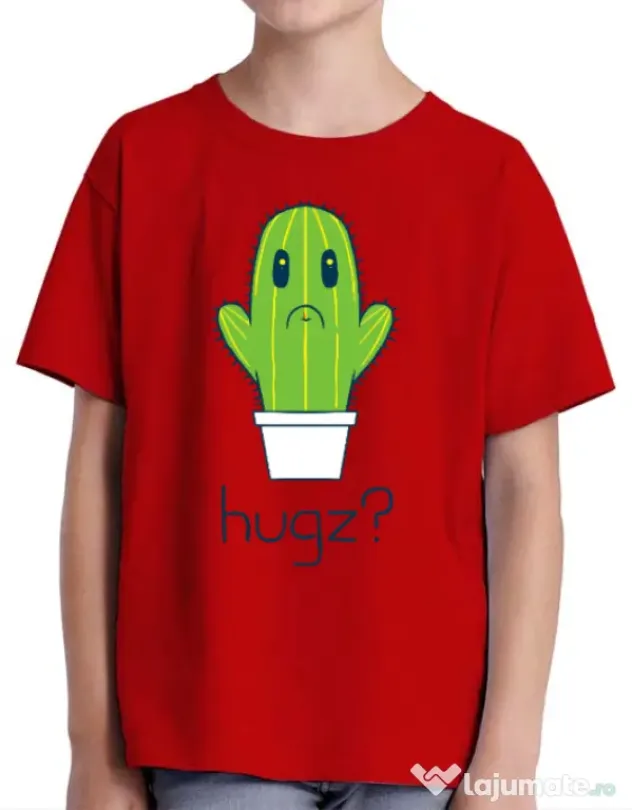 Tricou ADLER copil Hugz Rosu