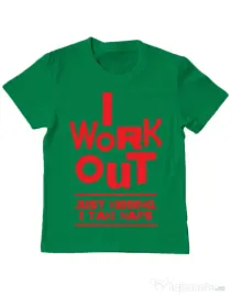 Tricou ADLER copil I work out Verde mediu