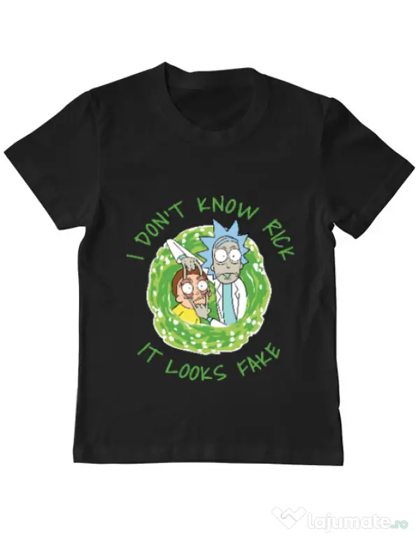 Tricou ADLER copil It looks fake Negru