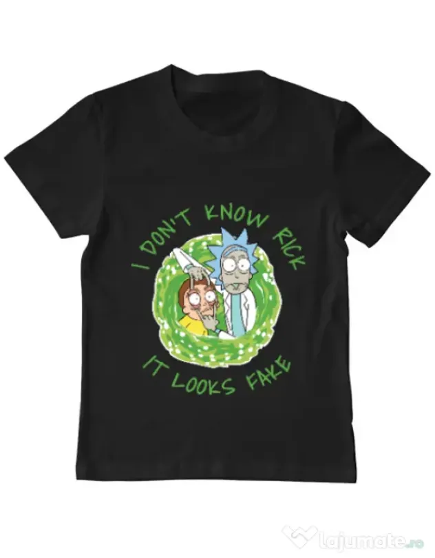 Tricou ADLER copil It looks fake Negru