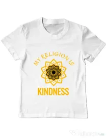 Tricou ADLER copil Kindness Alb
