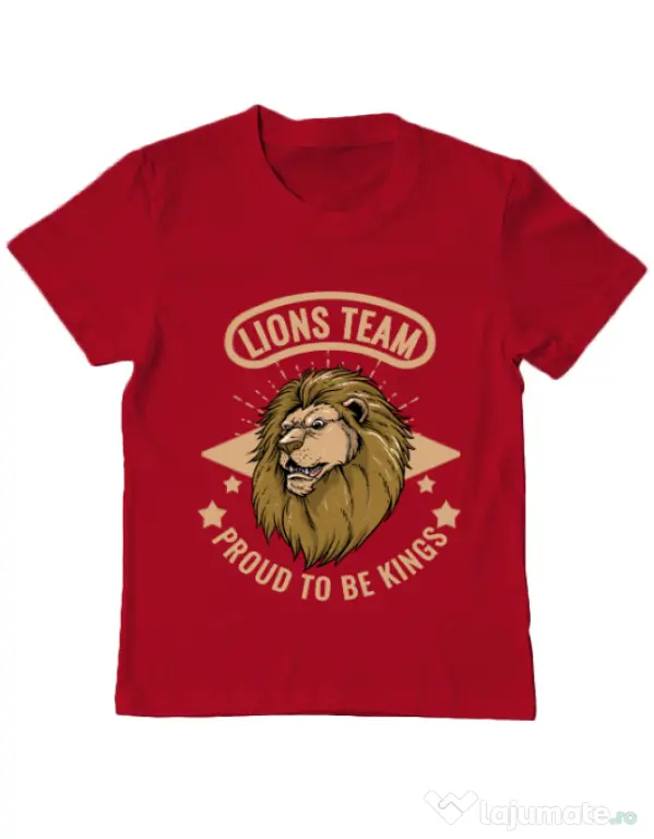 Tricou ADLER copil Lions team Rosu