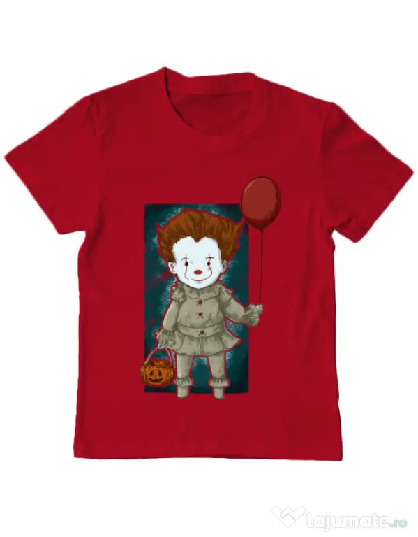 Tricou ADLER copil Little clown Rosu