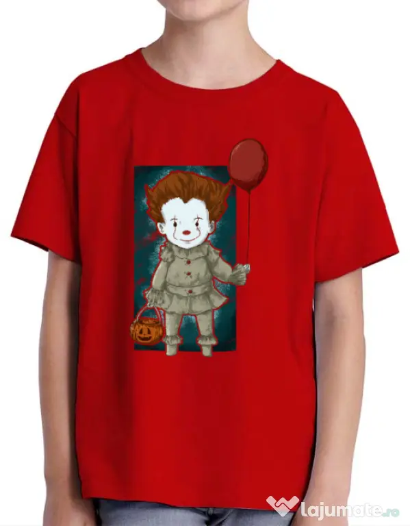 Tricou ADLER copil Little clown Rosu