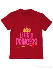 Tricou ADLER copil Little Princess Rosu
