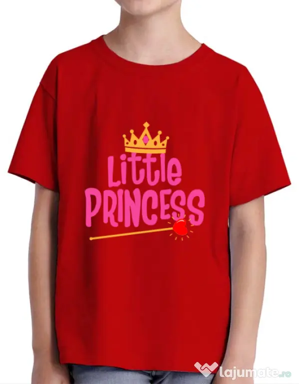 Tricou ADLER copil Little Princess Rosu
