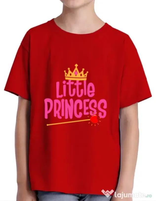 Tricou ADLER copil Little Princess Rosu