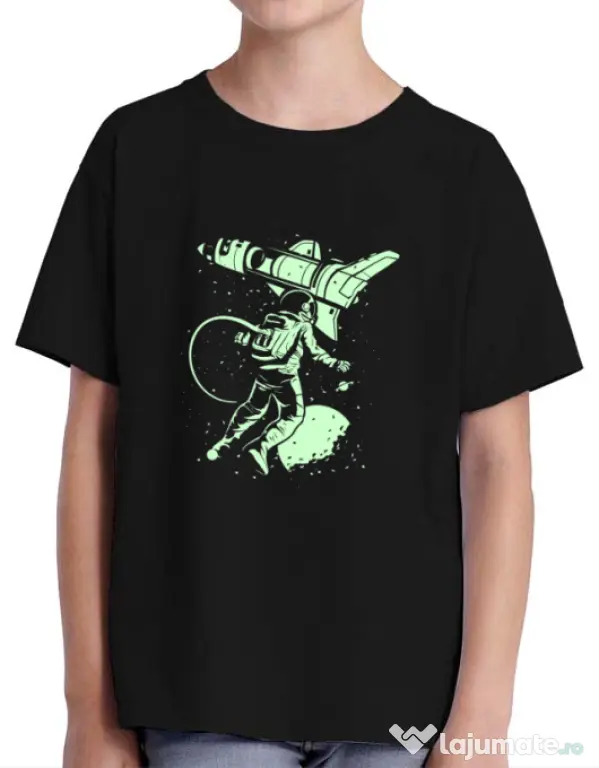 Tricou ADLER copil Lost In Space Negru
