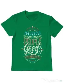 Tricou ADLER copil Make people feel good Verde mediu