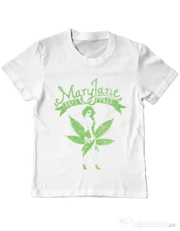Tricou ADLER copil Mary Jane Alb
