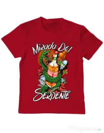Tricou ADLER copil Mirada Del Serpiente Rosu