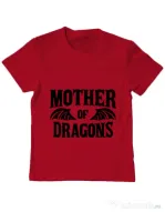 Tricou ADLER copil Mother of dragons 2 Rosu
