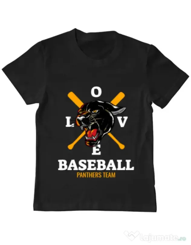 Tricou ADLER copil Panthers team Negru