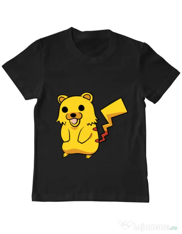 Tricou ADLER copil Pika Pika Negru