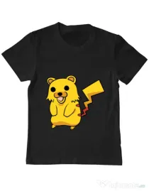 Tricou ADLER copil Pika Pika Negru