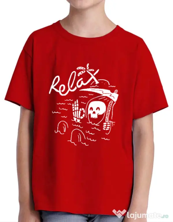 Tricou ADLER copil Relax Rosu