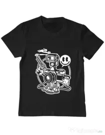 Tricou ADLER copil Shooter Negru