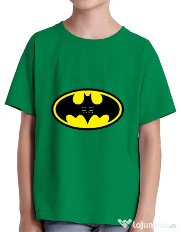 Tricou ADLER copil Six pack Batman Verde mediu