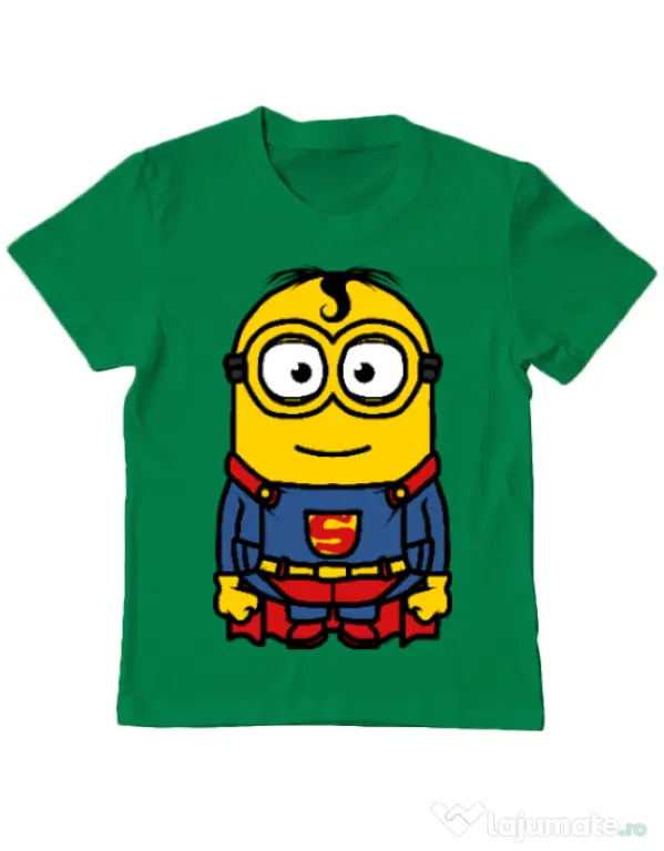 Tricou ADLER copil Super minion Verde mediu