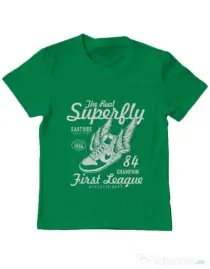 Tricou ADLER copil Superfly Verde mediu