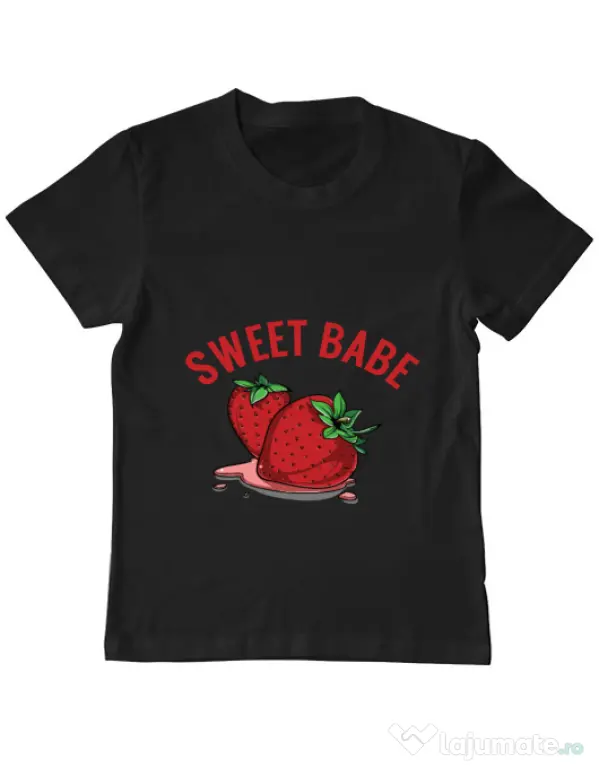 Tricou ADLER copil Sweet babe Negru