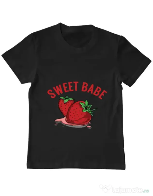 Tricou ADLER copil Sweet babe Negru